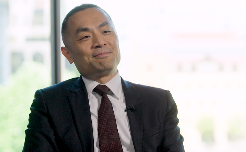 video frame of Erik Wong