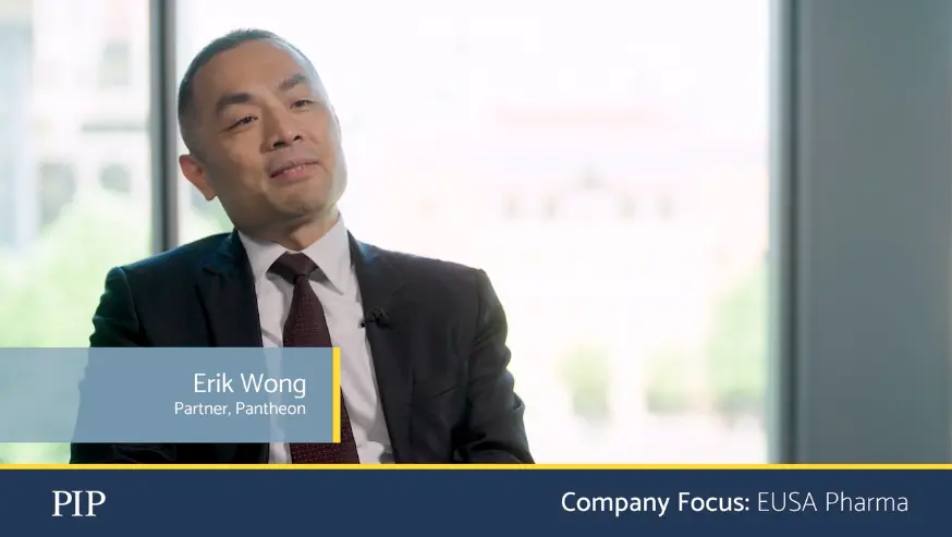 Video thumbnail of Erik Wong - discussing EUSA Pharma